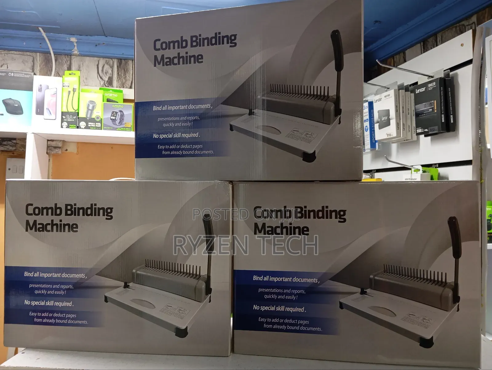 Office Comb Binding Machine