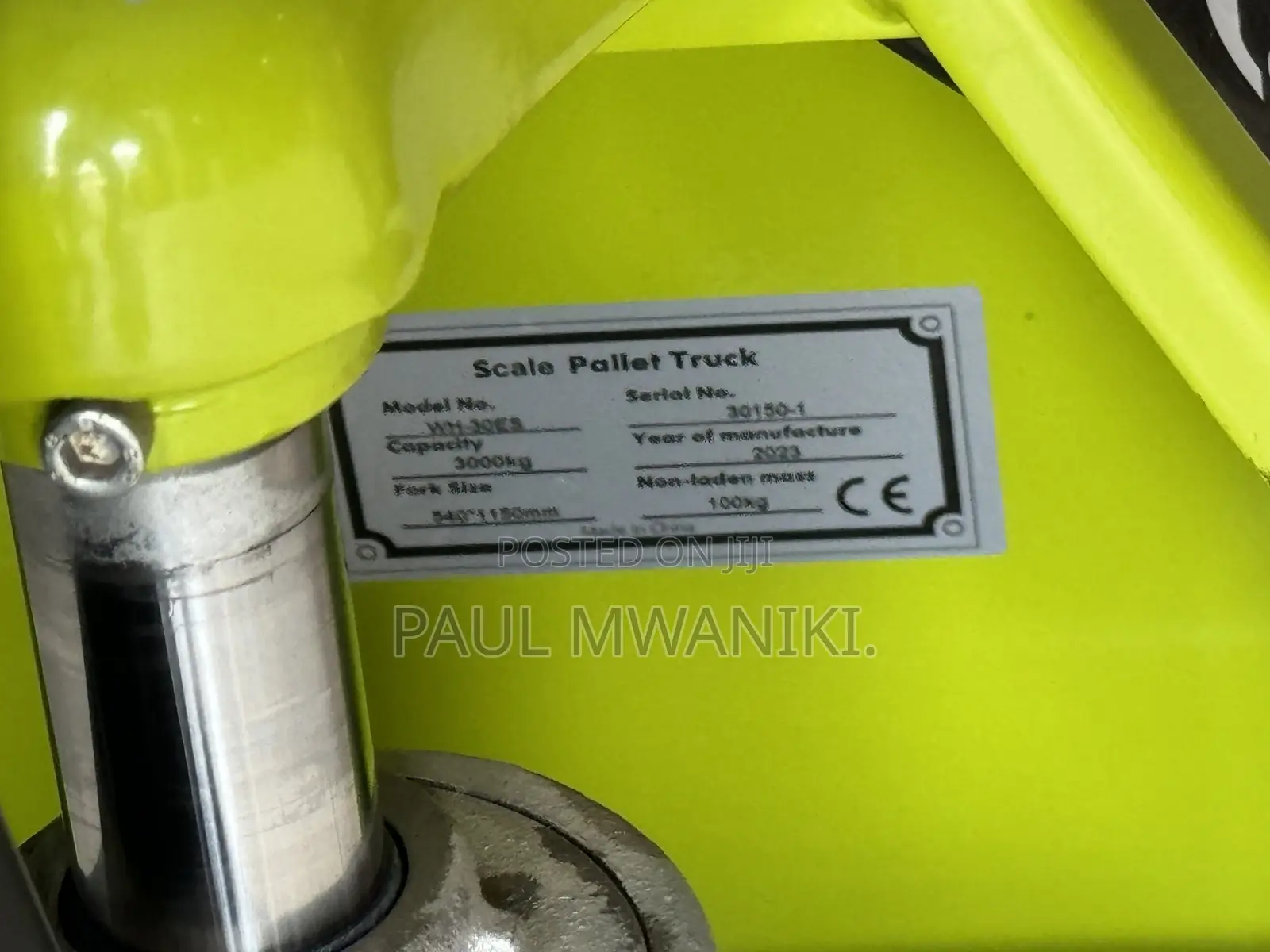 Scale Pallet Truck
