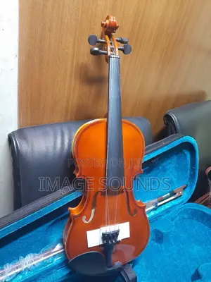Violin 3/4 Wooden Brown Black