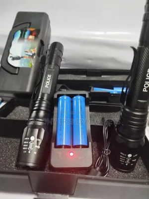 Rechargable Flashlight With Zooming Capability