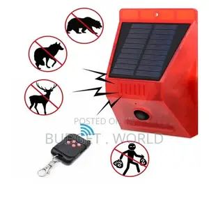 Waterproof Solar Warning Light Solar Powered Alarm