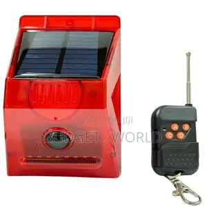 New Outdoor Security Solar Powered Motion Sensor Alarm