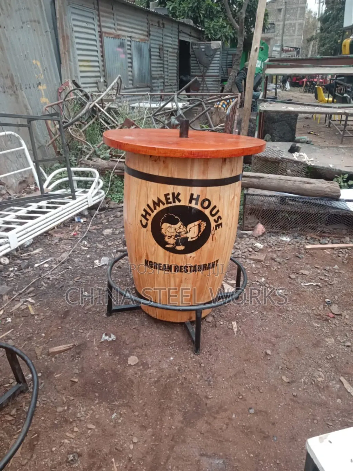 Restaurant Drum Table