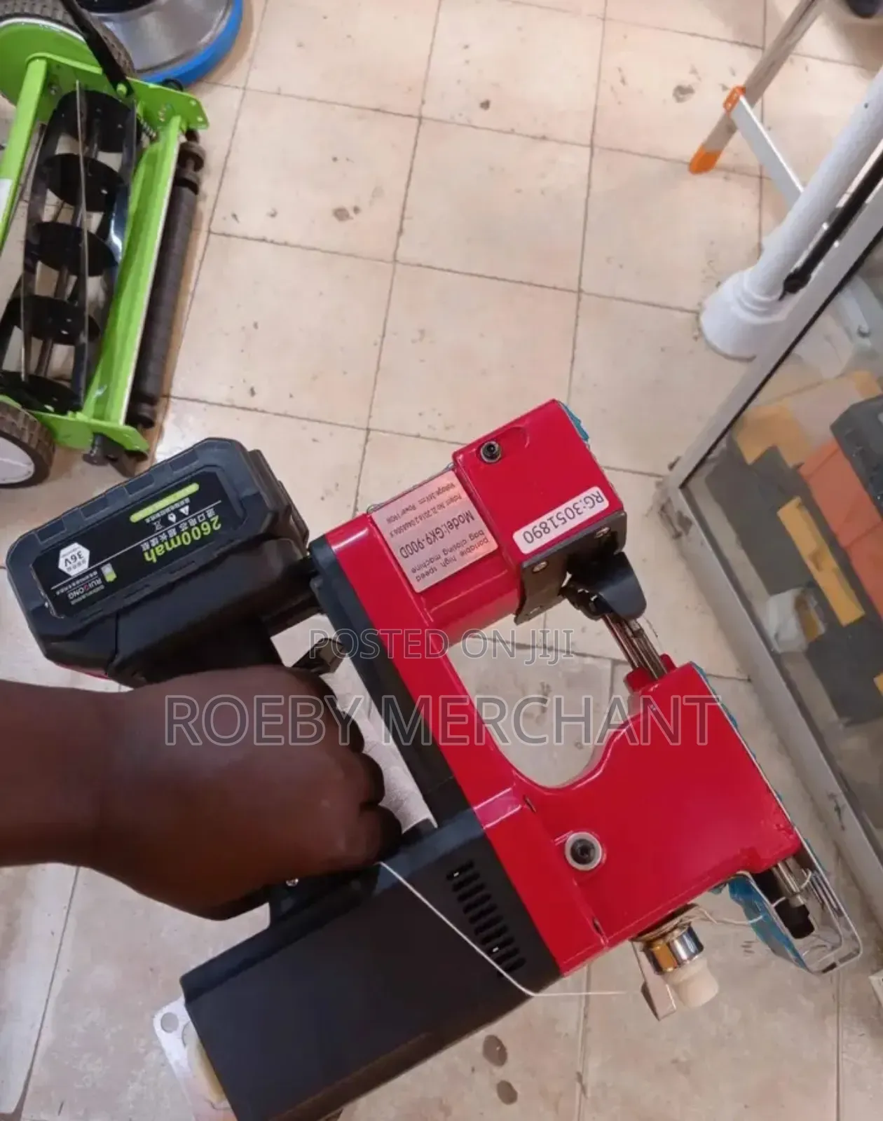 Portable Cordless Bag Closer Machine