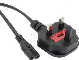 Power Cable UK 3PIN Plug to IEC C7 Figure 8 Cord Compatible