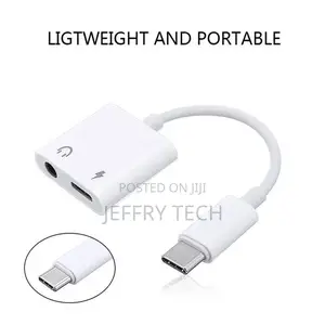 Portable Usb Type-C Male to 3.5mm Female Headphone Jack Adap
