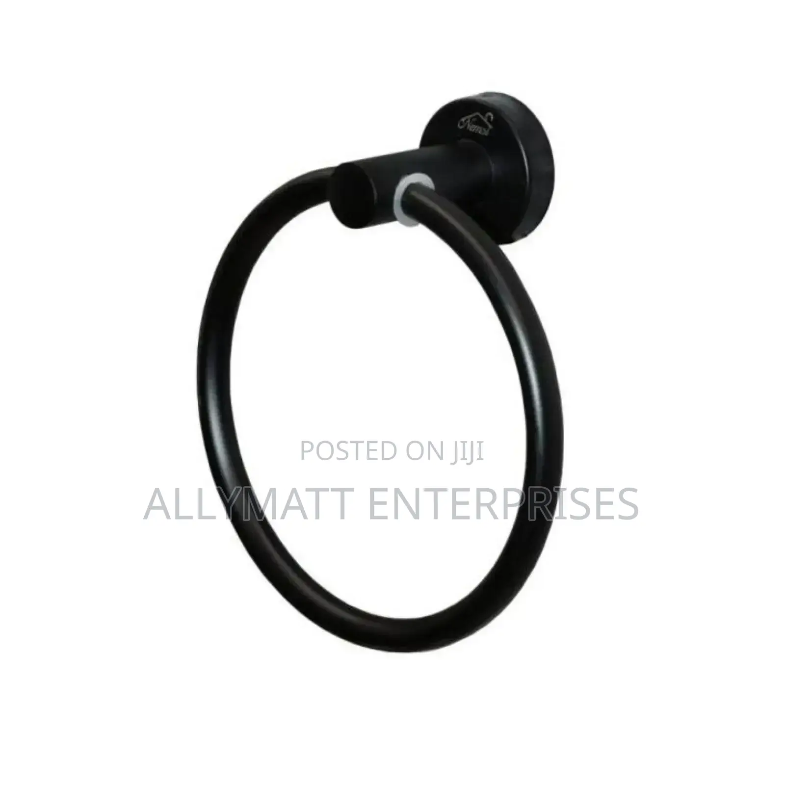 Black Towel Ring