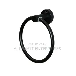 Black Towel Ring