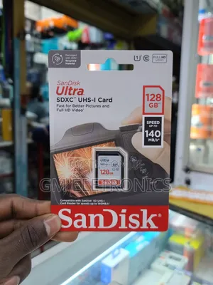 Sandisk 128gb Sd Card Ultra High Speed Camera Card SDXC-Uhs1