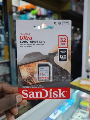 Sandisk 32gb Sd Card Ultra High Speed Camera Card SDXC-Uhs-1