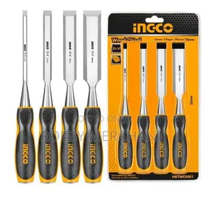 Ingco Wood Chisel Set 4PCS (1/4'') (1/2'') (3/4'') (1'')