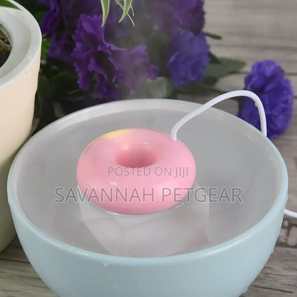 USB Donut Humidifier Mini Cute Mist Humidifier Floating Spa