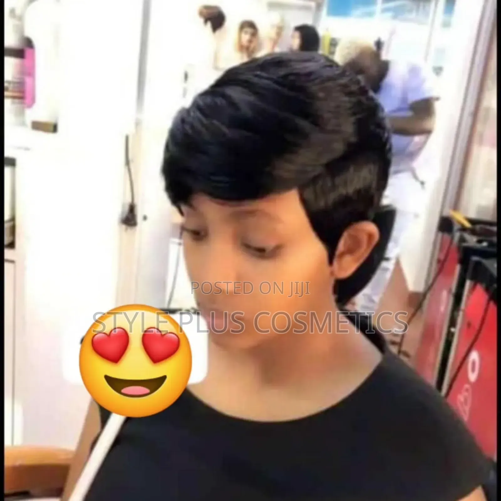 Peruvian Human Hair Body Wave, Straight Wig , Pixie Cut