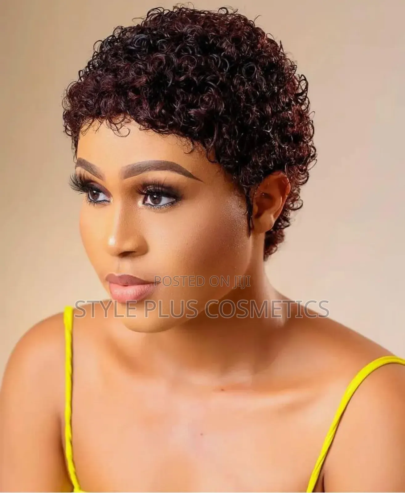 Peruvian Human Hair Body Wave, Straight Wig , Pixie Cut