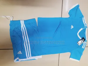 Light Blue Kid's School Jersey