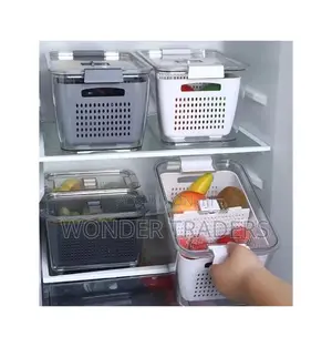 Luxear Fresh Food Storage Containers,Fridge Storage