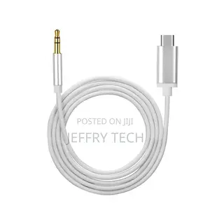 Male to Male Type-C to 3.5mm Aux Audio Adapter Car Stereo Sp