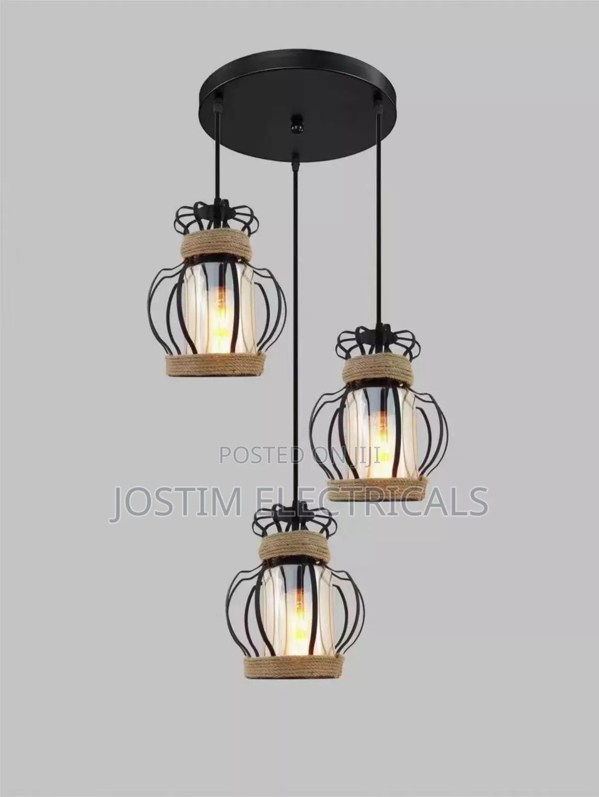 Hanging Chandelier 3in One
