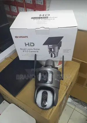 Vesafe 4G 4MP Dual Lens Outdoor PTZ Camera Two Way Audio