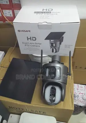 UBOX Simcard Dual Lens 4G PTZ Solar Camera PTZ CCTV