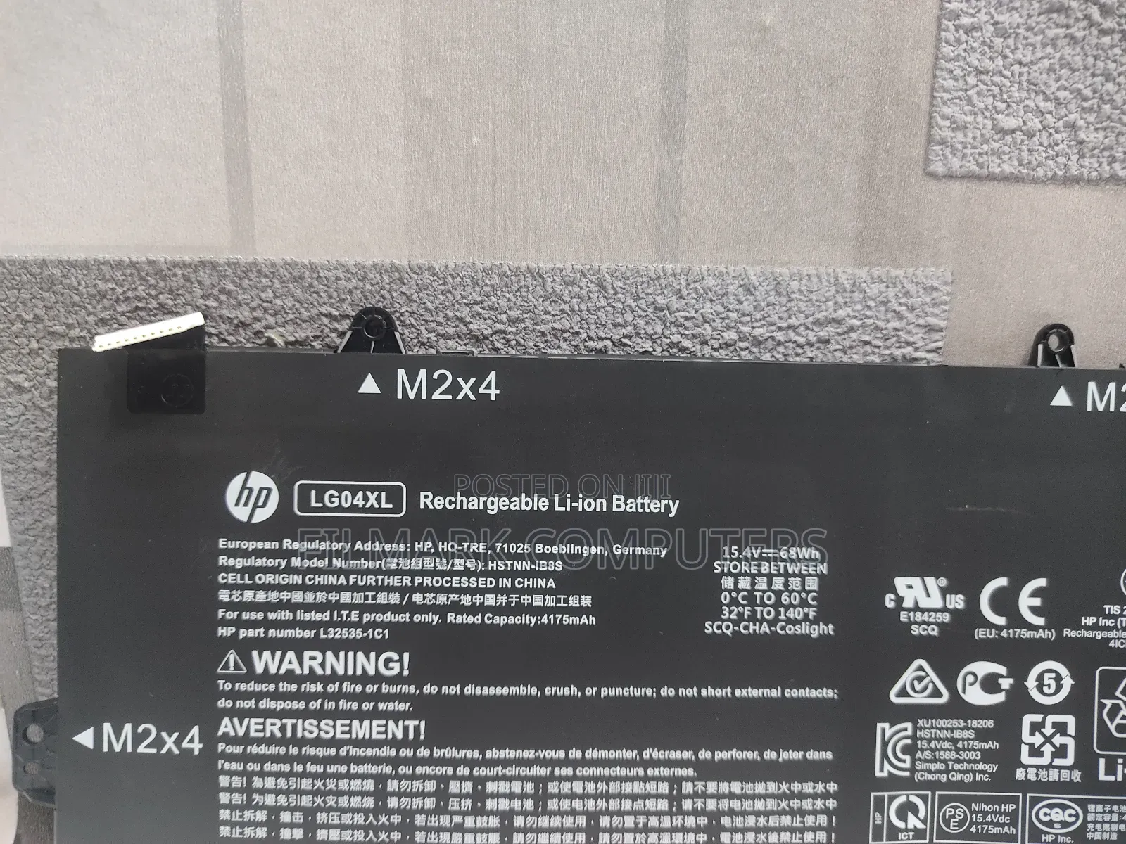 LG04XL Laptop Battery Replacement for Hp Pavilion 15