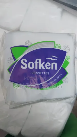 18pkts Serviettes White