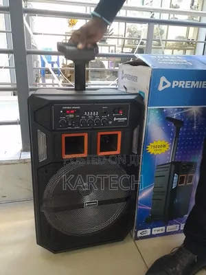 Premier 12" Rechargeable Trolley Pa Speaker -7500watts