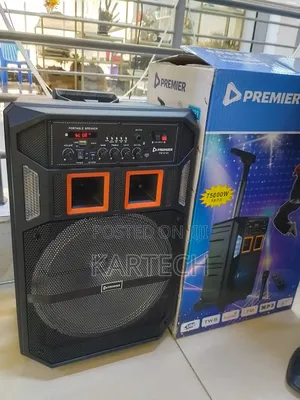 Premier 12 Inches Rechargeable Trolley PA Speaker -7500watts