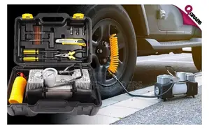 Portable Car Air Compressor With Tool Kit*