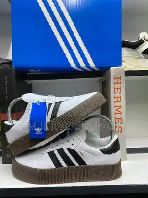 Adidas Samba White Black Double Sole