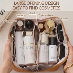 Leather Make-Up Bag