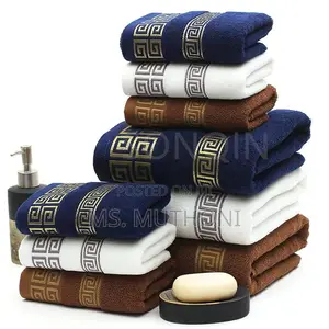 3pcs/Set Cotton Bath Towel
