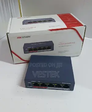 Hikvision 4 Port DS-3E0105P-E/M(B) Poe Switch Full
