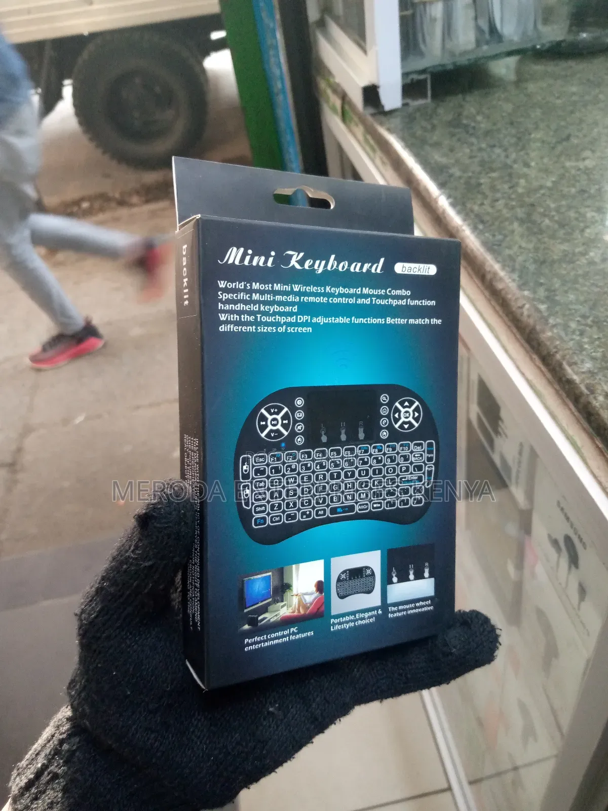 Computer Wireless Keyboard Black