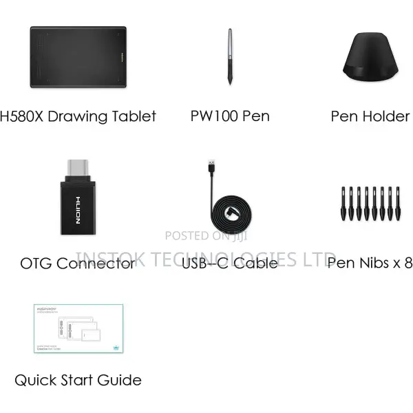 Huion Inspiroy H580X Graphics Drawing Tablet