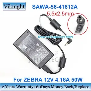 A~56~41612A AC Adapter Power Supply 12V 4.16A 50W Pwr~Bga12v