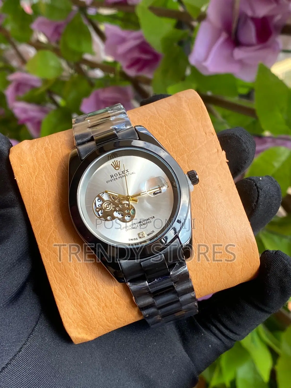 Black Rolex Gents Watch