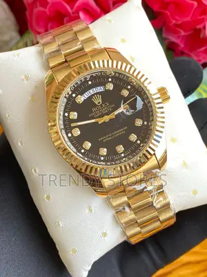 Gold Rolex Watch With Perpetual Calendar