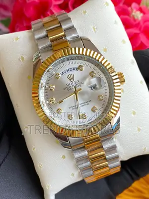 Rosegold Gents Rolex Watch With Perpetual Calendar