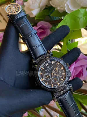 Black Double Sided Patek Gents Watch