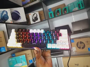 60% Black White Mechanical Gaming Keyboard