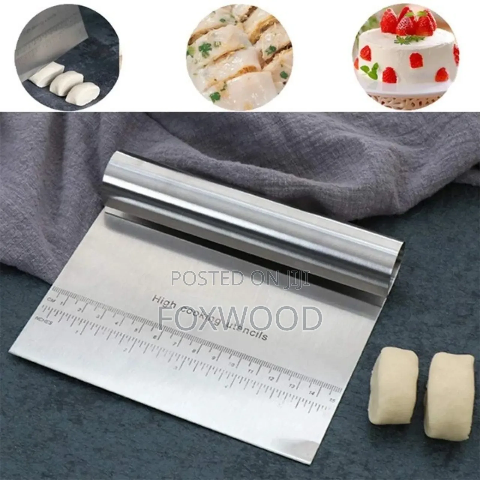 Pastry Scraper/Cutter/Chopper Stainless Steel