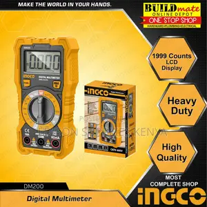 Multimeter Ingco Digital Multimeter DM200 AC/DC Heavy Duty