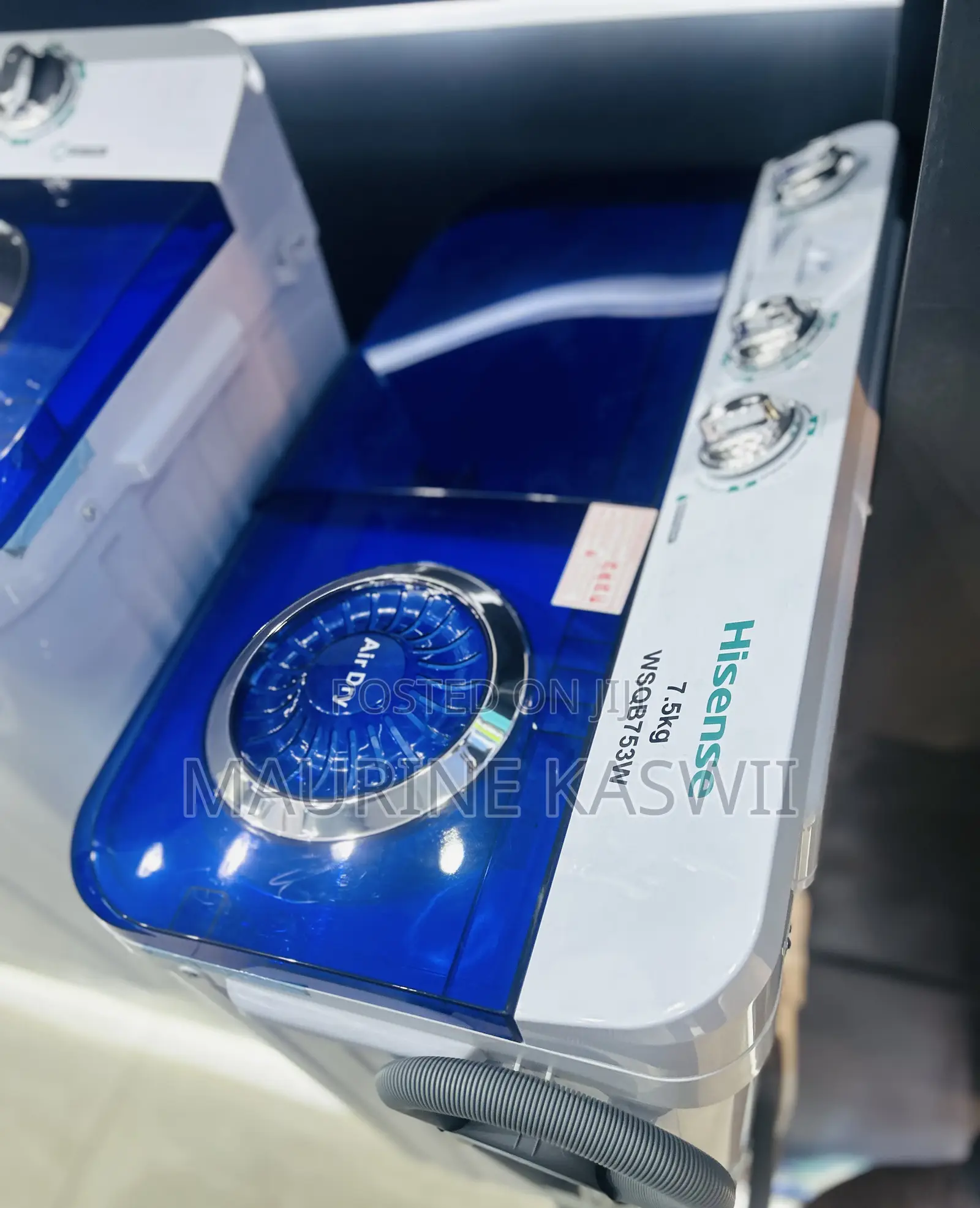 Hisense 7.5 Kg Twin Tub Washing Machine