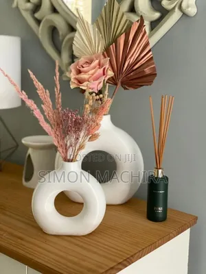 Donut Vase / 2 in 1 Porcelain Donut Vase