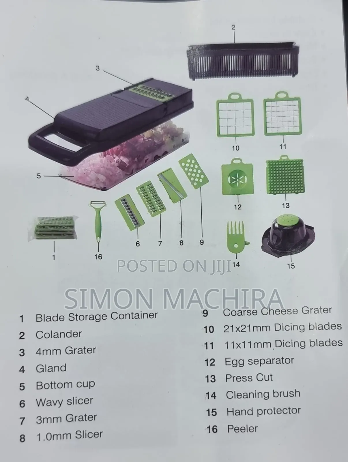 Vegetable Slicer Vegetable Slicer 16 in 1