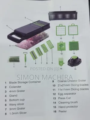 Vegetable Slicer Vegetable Slicer 16 in 1