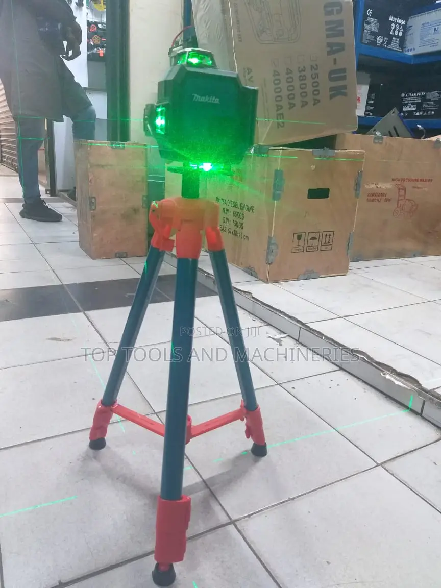 3d Cross Line Self-Leveling Laser Level Meter+Tripod Stand