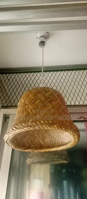 Small Bell Shape Hanging Bamboo Light Shades