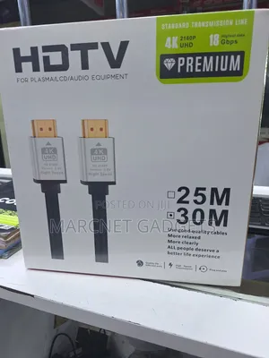 Premium 18gbps Gold Plated Hdmi Cable 30M for Plasma LCD